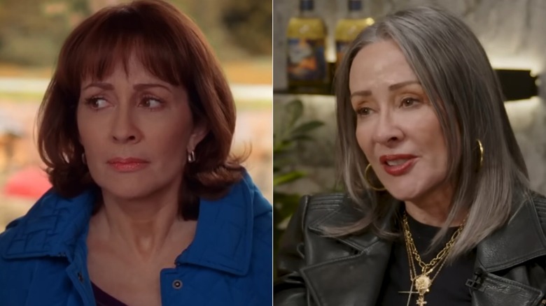 Side by side pictures of Patricia Heaton on The Middle and in 2025.