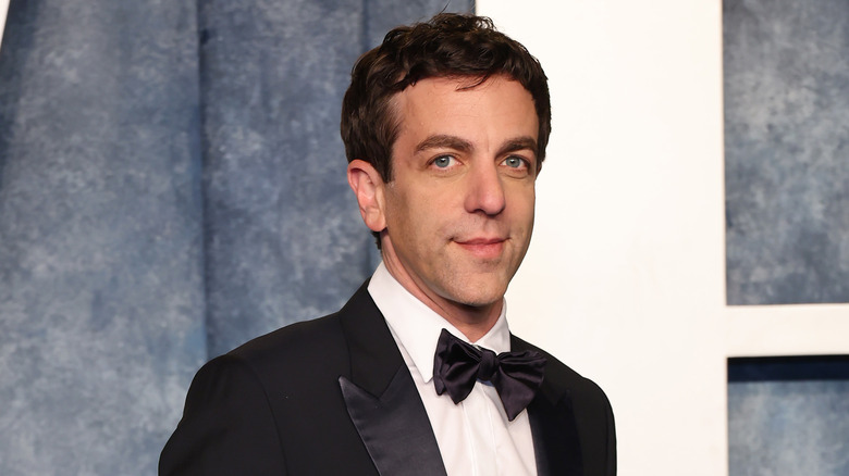 B.J. Novak posing