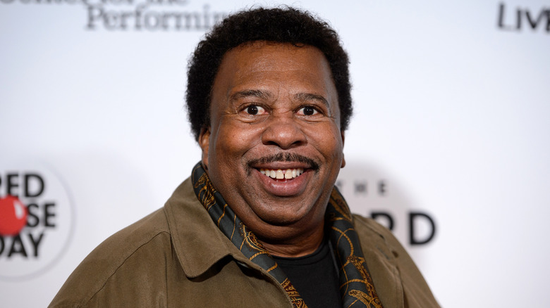 Leslie David Baker grinning