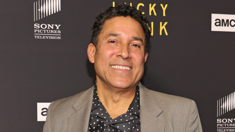 Oscar Nunez smiling