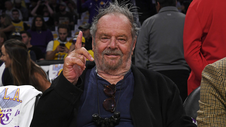 Jack Nicholson at Western Conference Finals