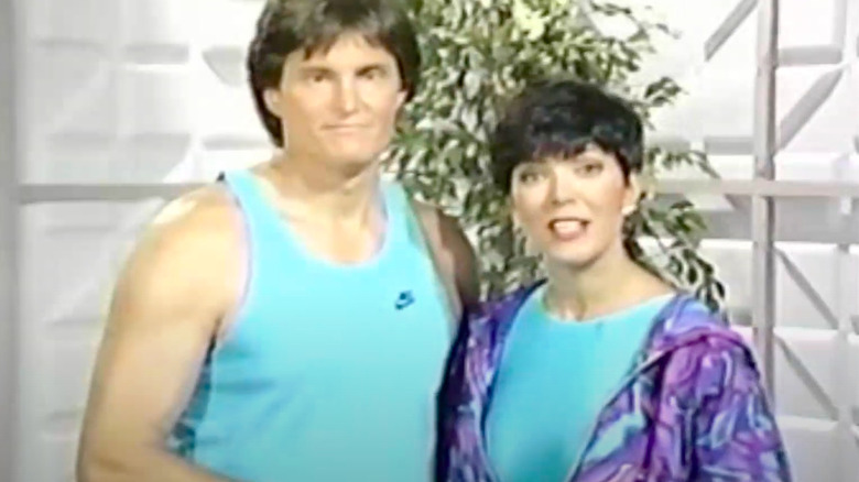 Caitlyn and Kris Jenner look at camera