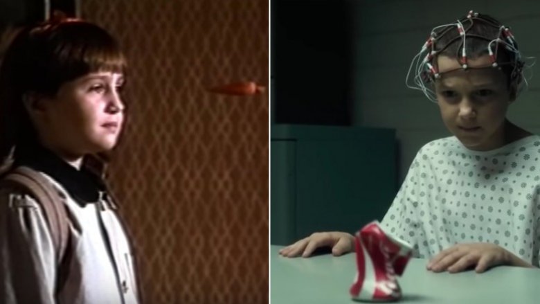 Mara Wilson as Matilda, Millie Bobby Brown as Eleven