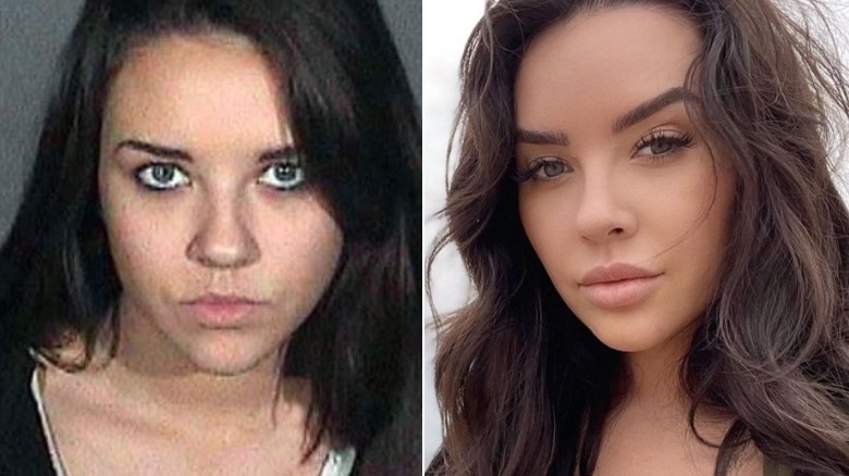 Alexis Neiers mugshot / Alex Neiers selfie