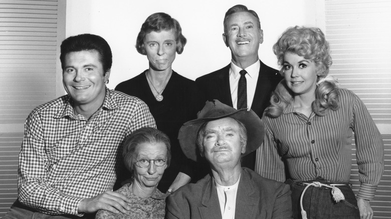 The cast of The Beverly Hillbillies around 1970.