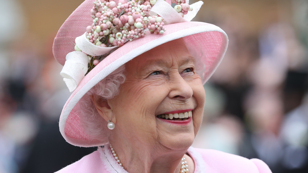 Queen Elizabeth smiling