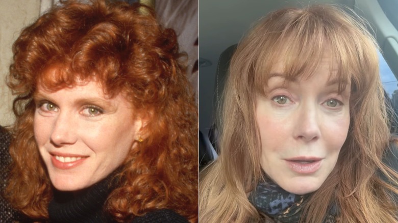 Split image of Jamie Rose in the '80s and today