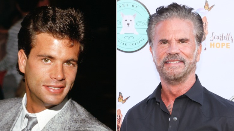 Split image of Lorenzo Lamas in the 1980s and in 2026