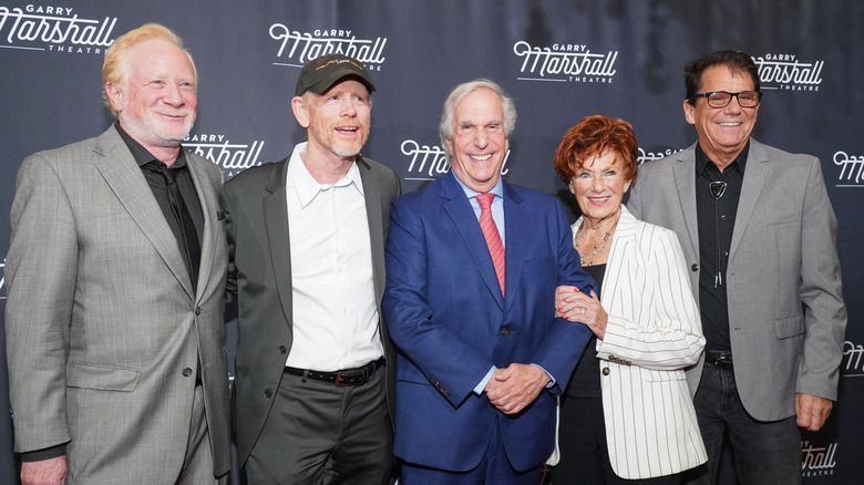 Don Most, Ron Howard, Henry Winkler, Marion Ross, and Anson Williams at Garry Marshall Theatre's 3rd Annual Founder's Gala Honoring Original 