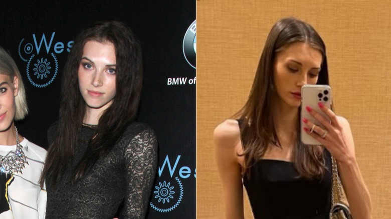 Jourdan Miller in 2015 and 2022