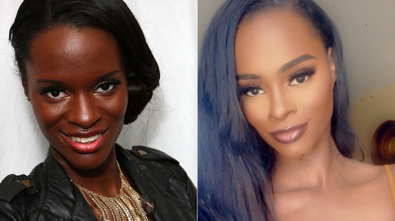 Model Krista White in 2010 and 2020