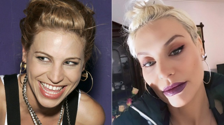Model Lisa D'Amato in 2006 and 2026