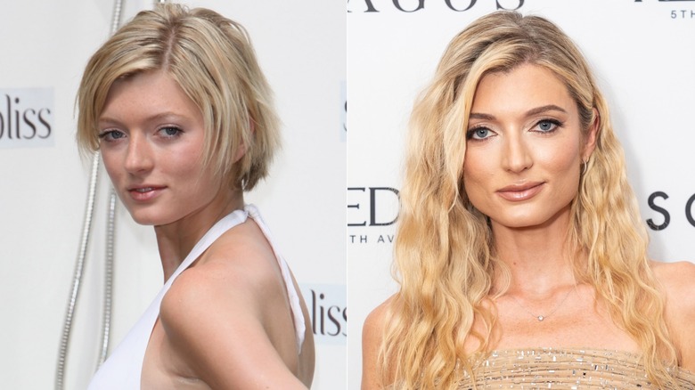 America's Next Top model alum Sophie Sumner in 2009 and 2025