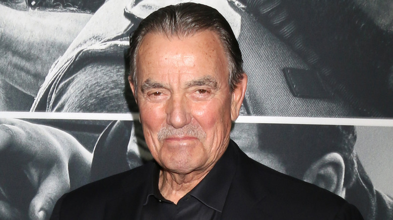 Eric Braeden with a mustache