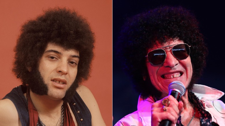 Mungo Jerry's Ray Dorset in the 1970s, left, and in 2025, right