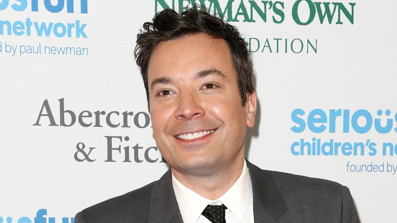 Jimmy Fallon wearing a suit