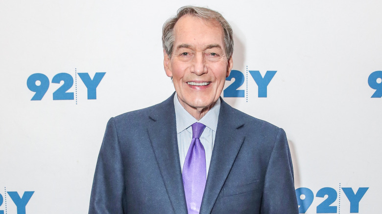 Charlie Rose smiling