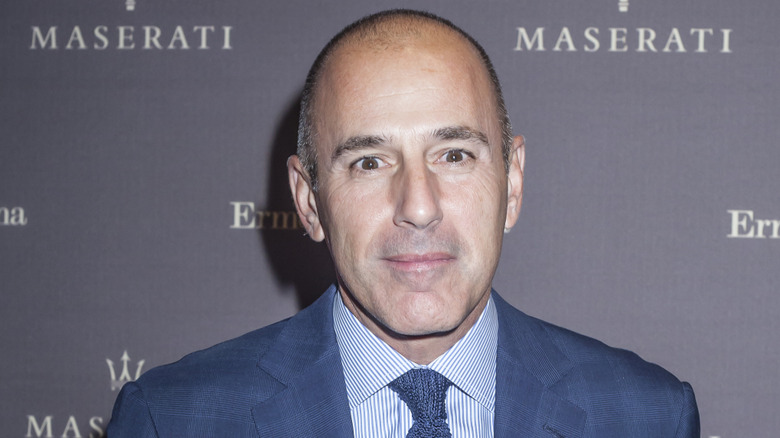 Matt Lauer posing