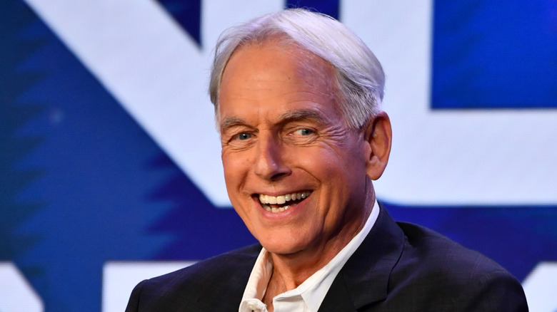 Mark Harmon smiling at NCIS: Origins event
