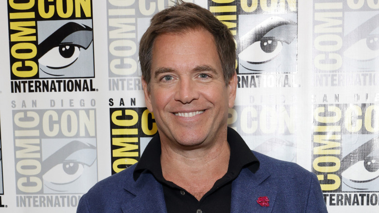 Michael Weatherly smiles at Comic Con San Diego