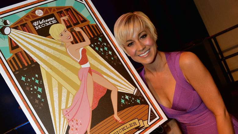 Kellie Pickler smiling at the Grand Ole Opry after winning Dancing With the Stars.