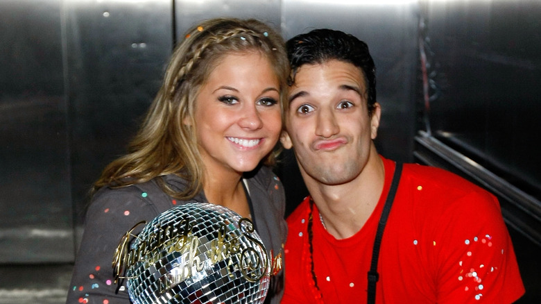 DWTS winner Shawn Johnson and Mark Ballas at GMA