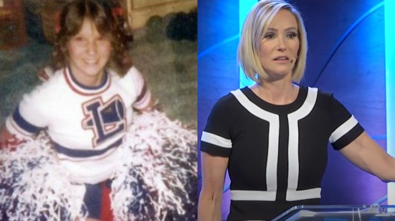 Paula White-Cain as a child and in the 2010s
