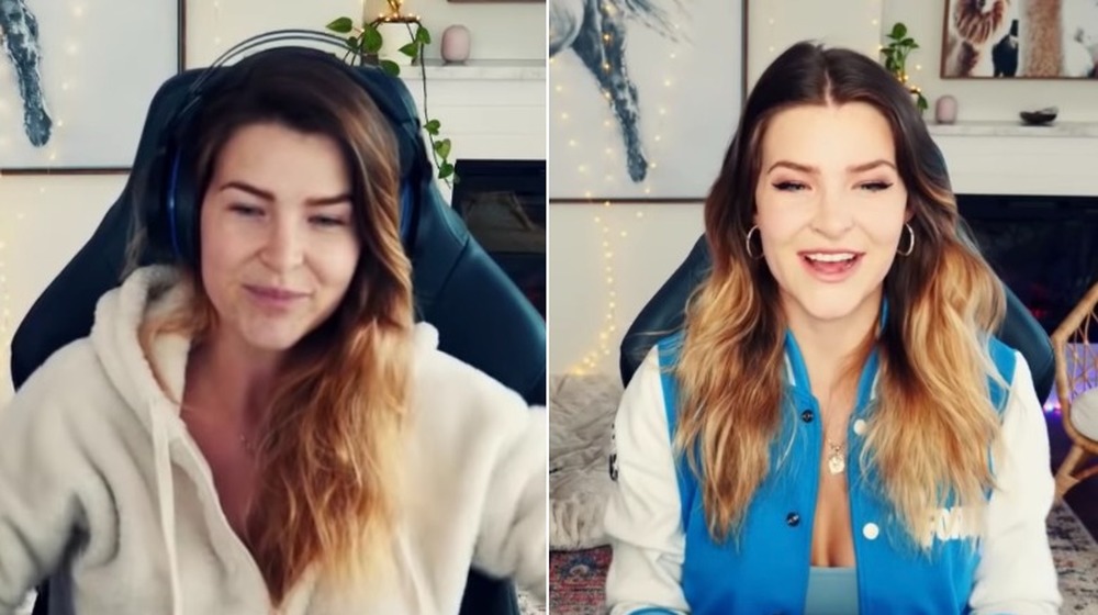 KittyPlays before and after makeup