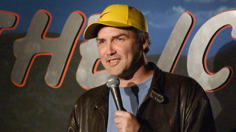 Norm Macdonald performing