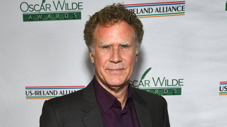 Will Ferrell posing