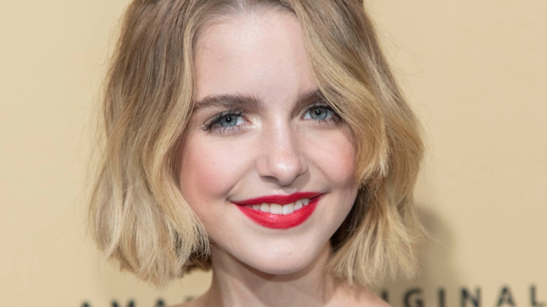 Mckenna Grace red lipstick