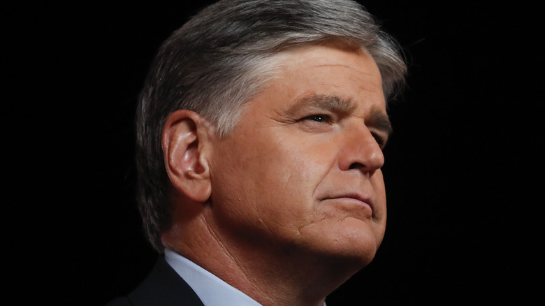 Sean Hannity's side profile 