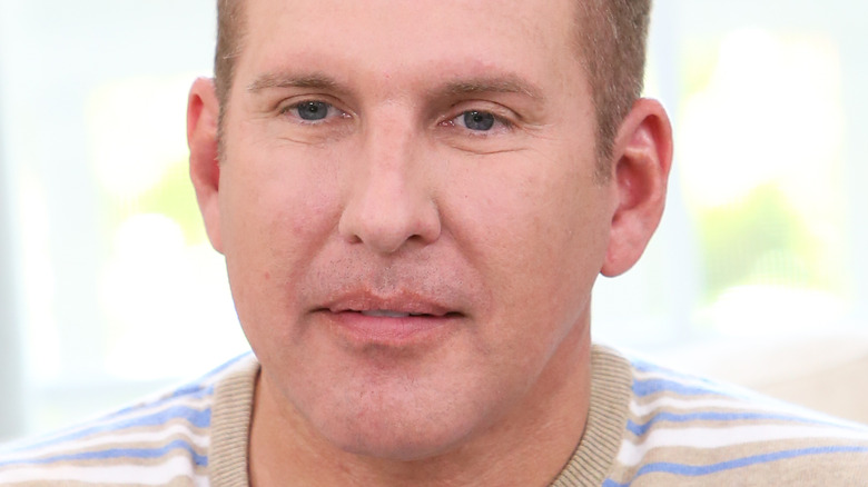 Todd Chrisley visiting Universal Studios