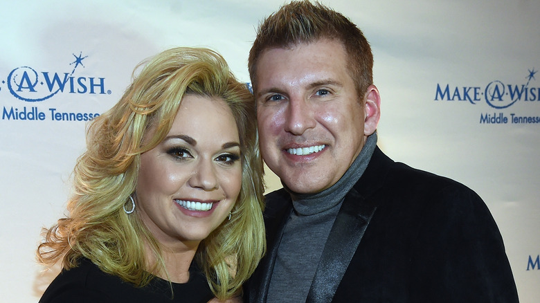 Todd Chrisley and Julie Chrisley smiling