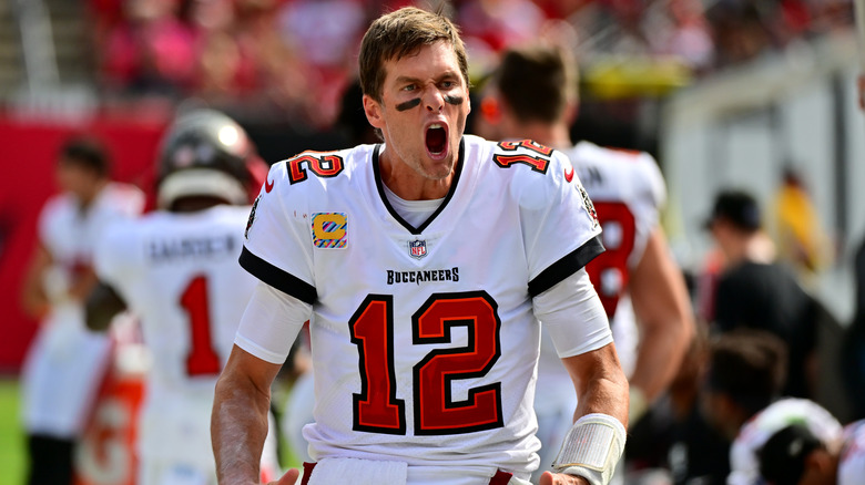 Tom Brady in uniform