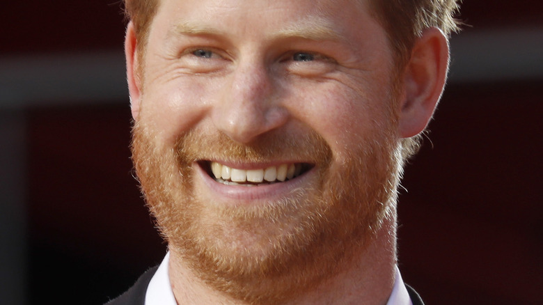 Prince Harry smiling