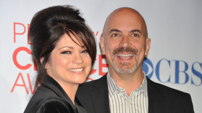 Valerie Bertinelli and Tom Vitale smiling