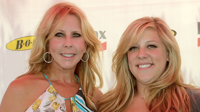 Vicki Gunvalson and Briana Culberson smiling and posing together