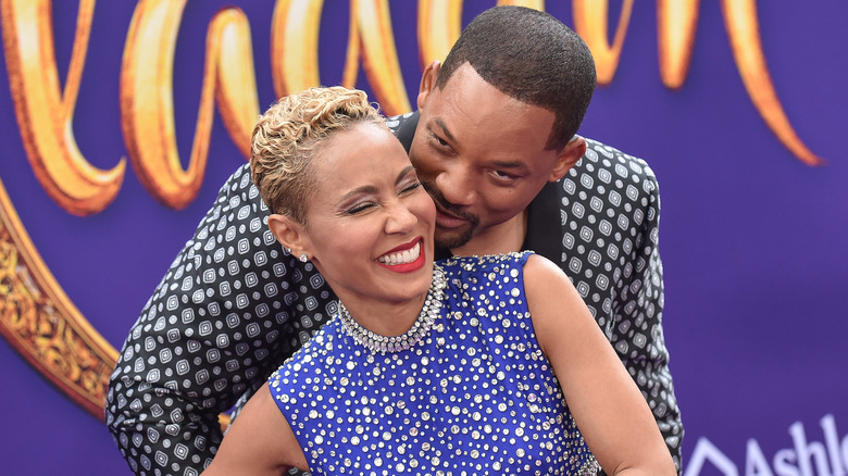 Will Smith, Jada Pinkett-Smith posing