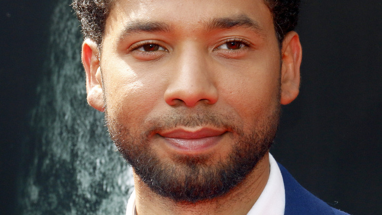 Jussie Smollett posing