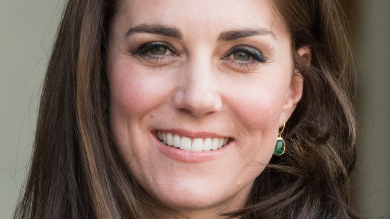 Kate Middleton smiles in 2017