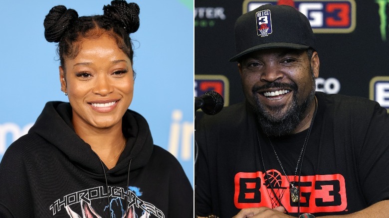 Keke Palmer and Ice Cube smiling