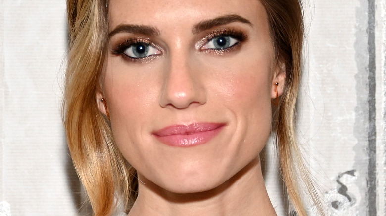  Allison Williams smirking  