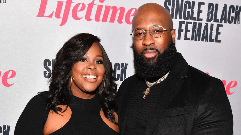 mber Riley and DeSean Black attending the Atlanta screening of "Single Black Female"
