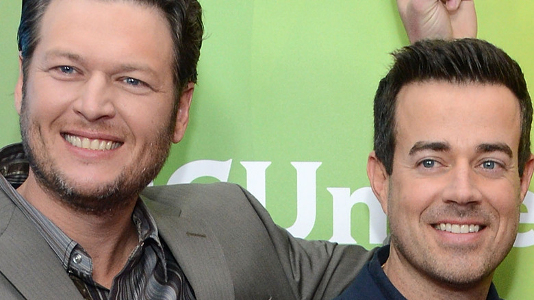 Blake Shelton and Carson Daly