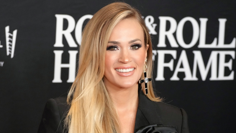 Carrie Underwood smiling