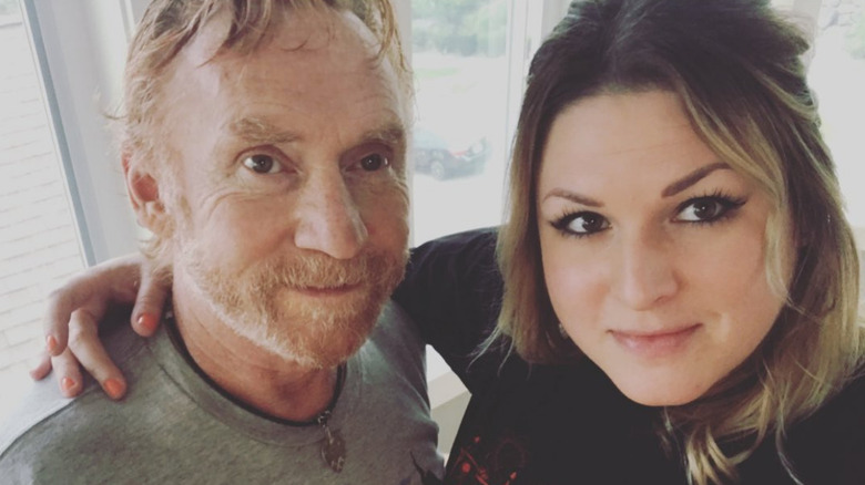 Danny Bonaduce and Amy Bonaduce pose for a selfie