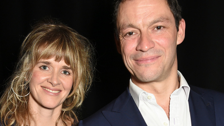 Catherine FitzGerald and Dominic West pose for picture