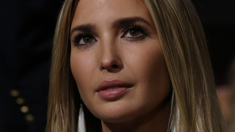 Ivanka Trump looking pensive