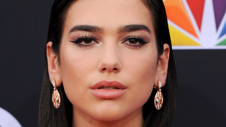 Dua Lipa gazing in front